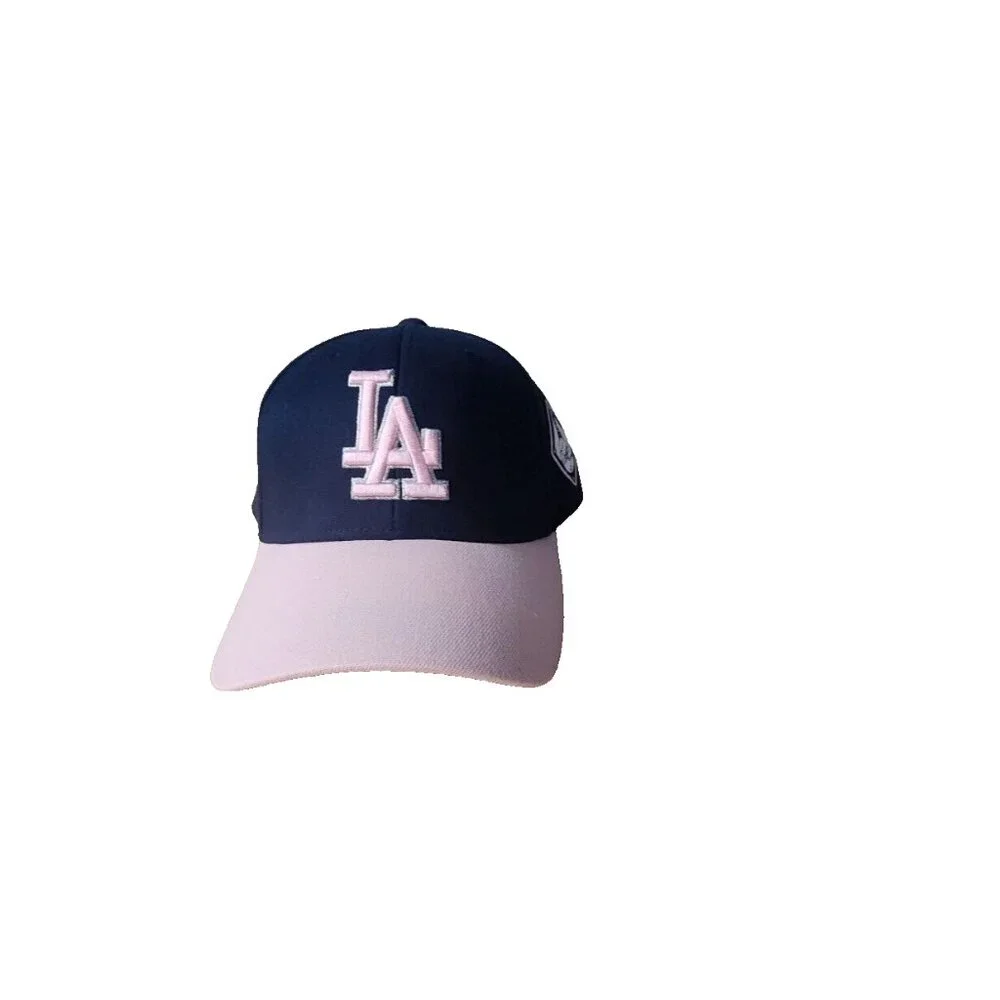 Los‎ Angeles MLB LA DODGERS Diamond Structured Ball Cap. Blue, Pink One Size